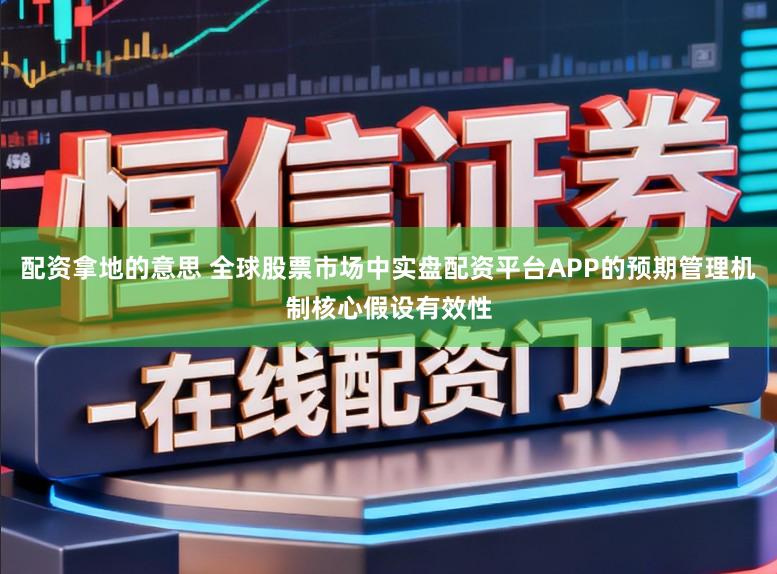 配资拿地的意思 全球股票市场中实盘配资平台APP的预期管理机制核心假设有效性