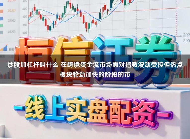 炒股加杠杆叫什么 在跨境资金流市场面对指数波动受控但热点板块轮动加快的阶段的市